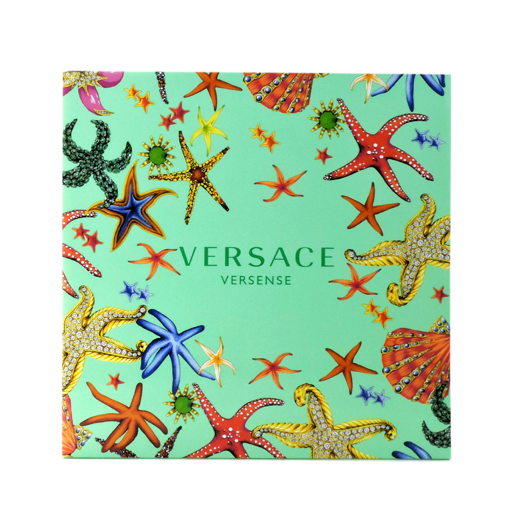 Versace Versense set(edt 30 + revitalizing b/l 50) — парфюмерный подарочный набор для женщин.