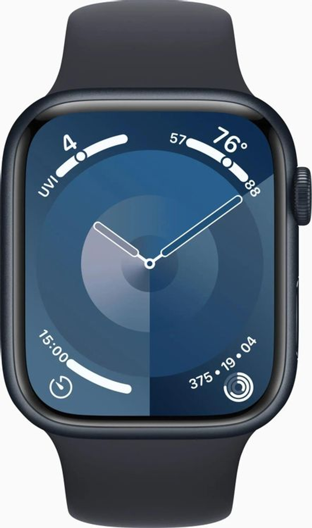 Смарт-часы Apple Watch Series 9 A2980,  45мм,  темная ночь