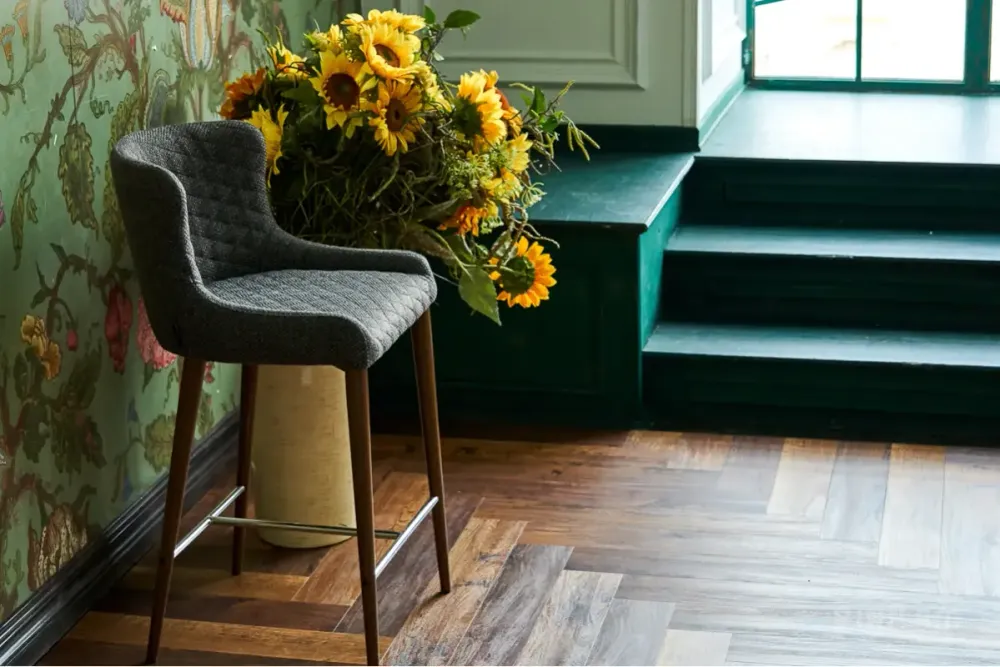 Vinilam Parquet Herringbone Click Паркет Парижский, 2,07 м²
