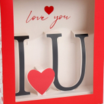 Коробка складная с 3D эффектом «Love you», 18 х 14 х 23 см