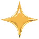 Шар фольгированный Звезда 100 см (Золотой)