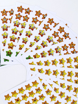 Детские поощрительные наклейки оценки для школы и дома