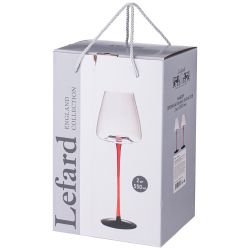 НАБОР БОКАЛОВ ДЛЯ ВИНА ИЗ 2-Х ШТУК "SUPREME" 550МЛ (УДАРОПРОЧНАЯ УПАКОВКА)