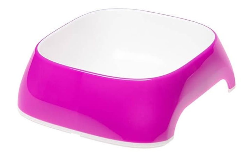 Миска GLAM SMALL пластиковая, фиолетовая, 0,4л