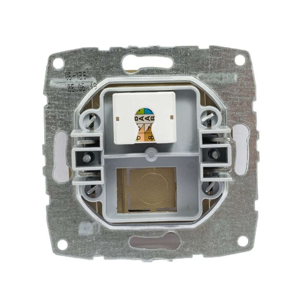 Розетка 2-я MONO ELECTRIC без заземления бронза 500-002305-121