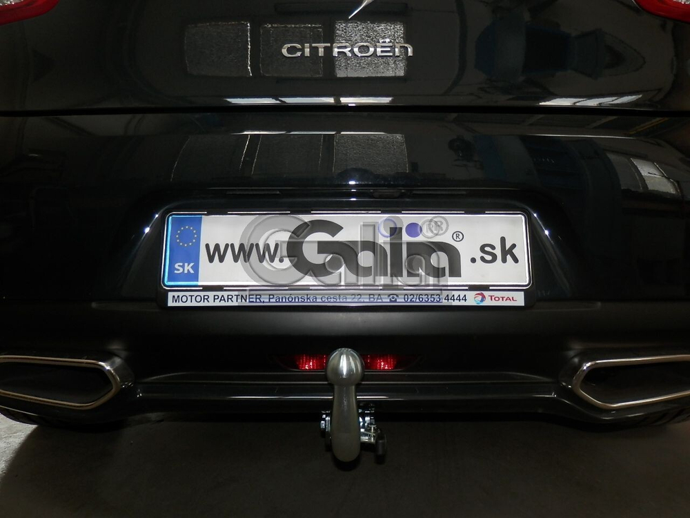 Фаркоп оцинкованный Galia C067A для Citroen DS5 2011-(паспорт и сертификат в комплекте)(без электрики)