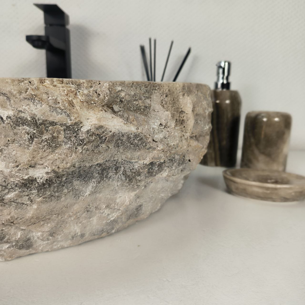 Раковина из оникса Erozy Grey EO-64291 53*43*16 0156