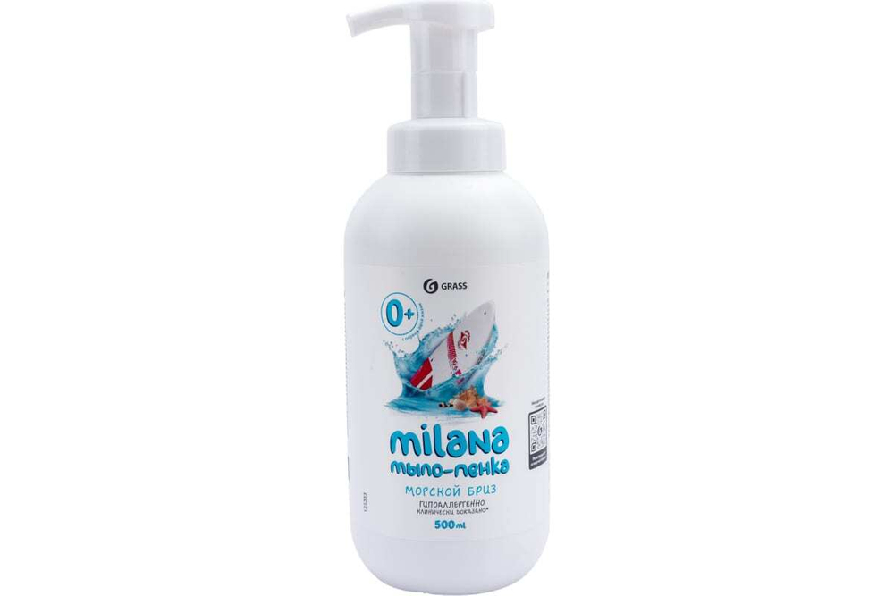Жидкое мыло MILANA мыло-пенка Морской бриз 0,5 л