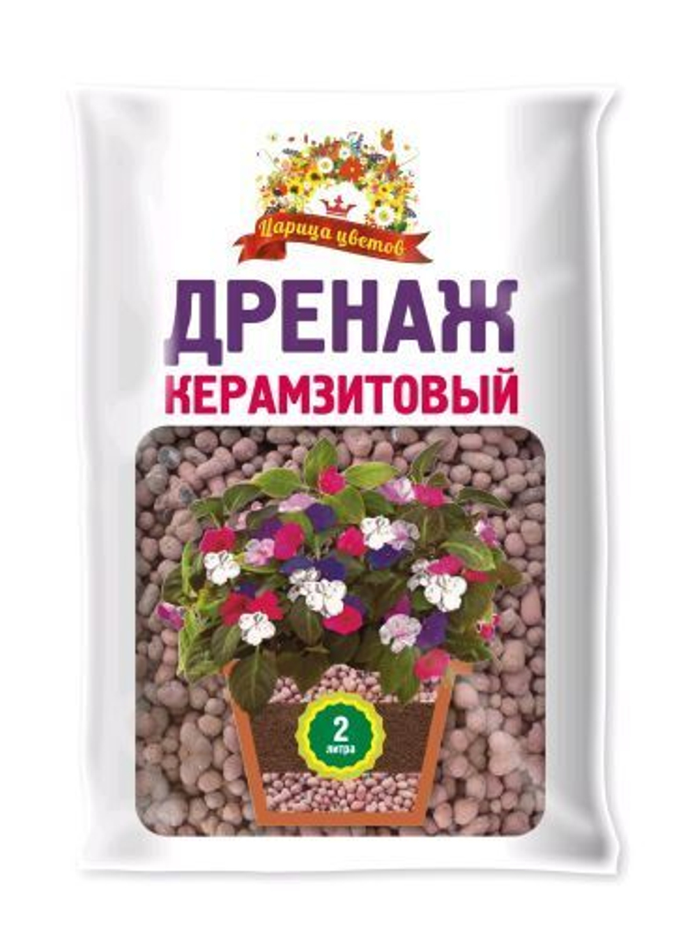 ДРЕНАЖ КЕРАМЗИТОВЫЙ КРУПНЫЙ 2Л ОЖЗ