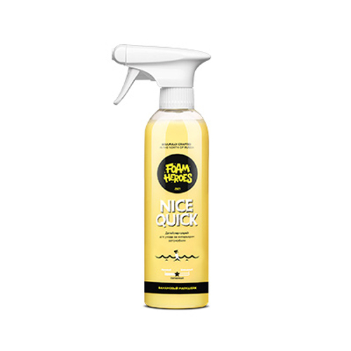 Foam Heroes Nice Quick Milkshake детейлер-спрей для интерьера автомобиля, 500мл