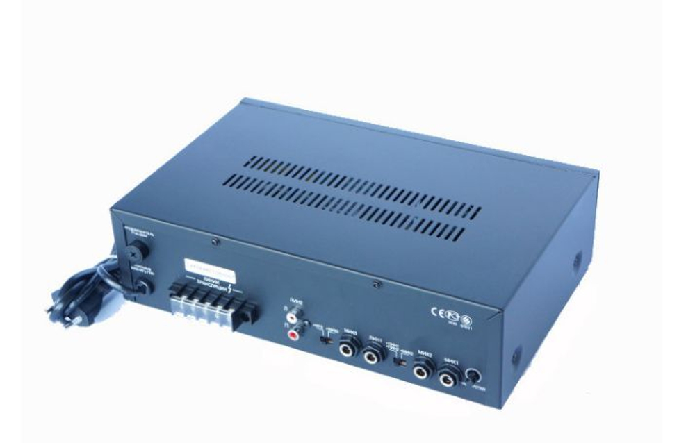 LPA-TA-35KBМ Микшер-усилитель трансляционный, настольный, 35 Вт, MP3(USB/SD), черный