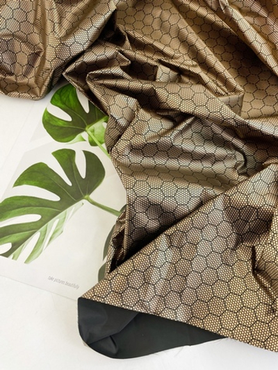 СОТЫ ЗОЛОТО - Графеновый фольгированный подклад (1227)