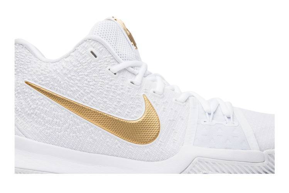 Kyrie 3 finals white and gold clearance