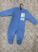 Комбинезон теплый, кнопки футер КЗФ-05  (Размер: 80)