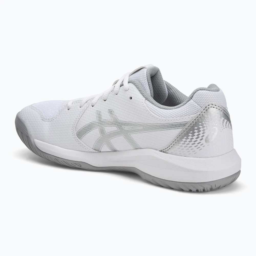 Женские Теннисные Кроссовки ASICS Gel-Dedicate 8 W white/pure silver
