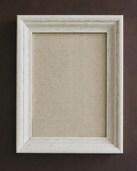 Zara Home Фоторамка из стекла, цвет белый, 19 см · 7367/045