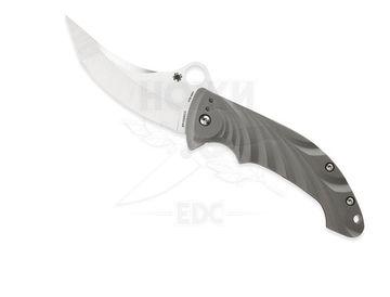 Складной нож Spyderco Tighe Stick C198TIP c клинком из стали CPM-S90V, рукоять титан