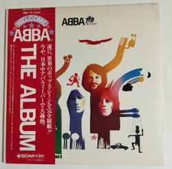 Винтажная виниловая пластинка ABBA АББА The Album (Japan 1978) (Red Obi) NM