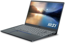 Ноутбук MSI Prestige 14 A11SCX-052RU Intel Core i7 1185G7, 3.0 GHz - 4.8 GHz, 32768 Mb, 14&quot; UHD 3840x2160, 1000 Gb SSD, DVD нет, nVidia GeForce GTX 1650 4096 Mb, Windows 10 Home, серый, 1.29 кг, 9S7-14C412-052