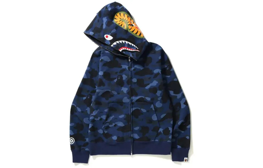 A Bathing Ape Color Camo Shark Full Zip Худи