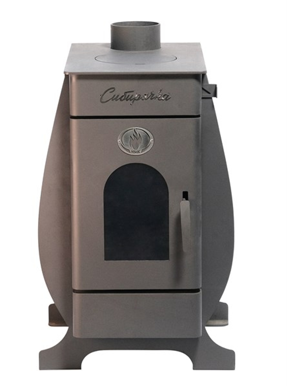 Печь воздухогрейная Сибирячка 9 кВт. Кожух из нержавеющей стали