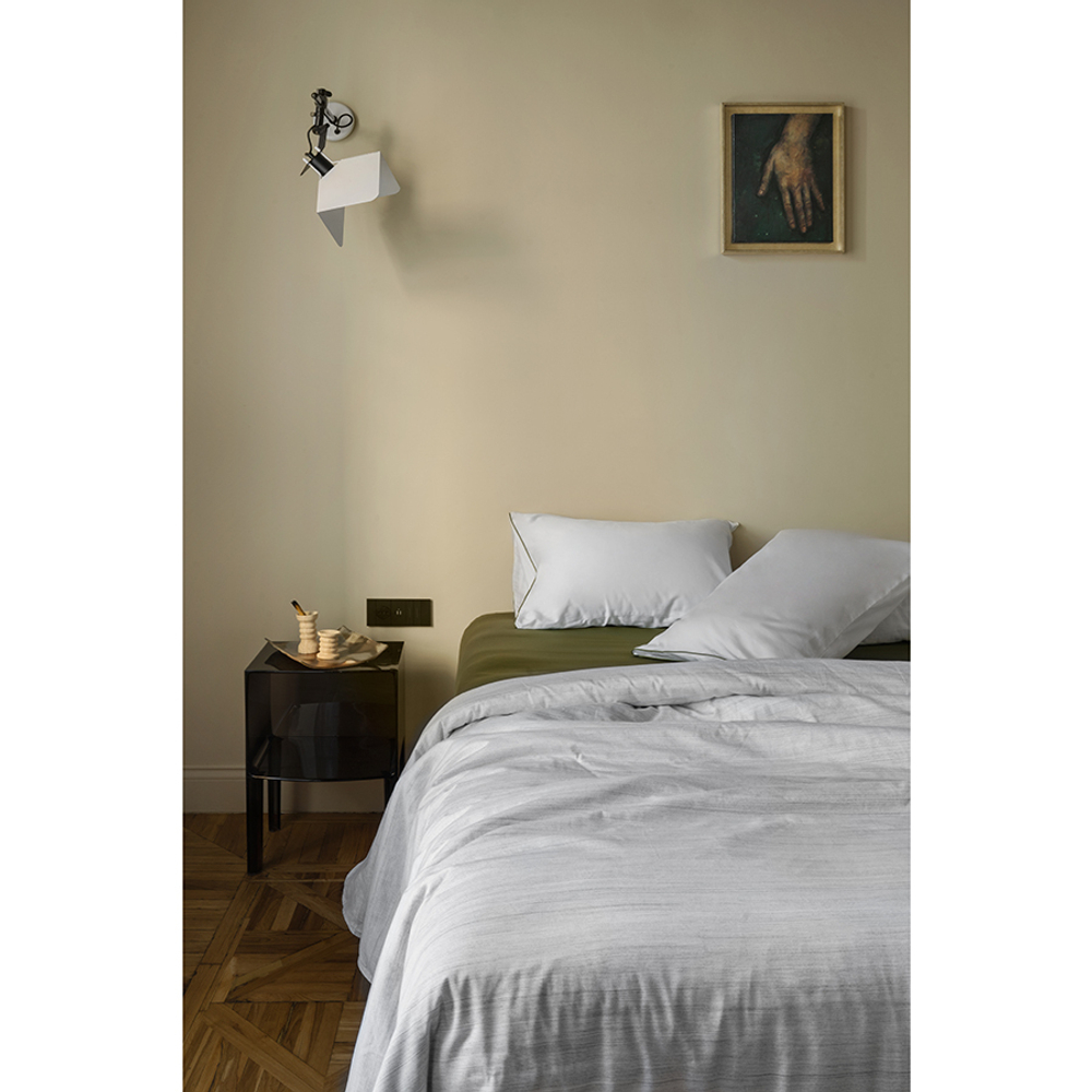 Комплект постельного белья из сатина из коллекции meditation, olive, 200х220 см