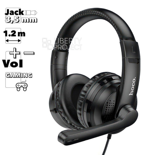 наушники гейм. Hoco W103 Magic Tour черн.