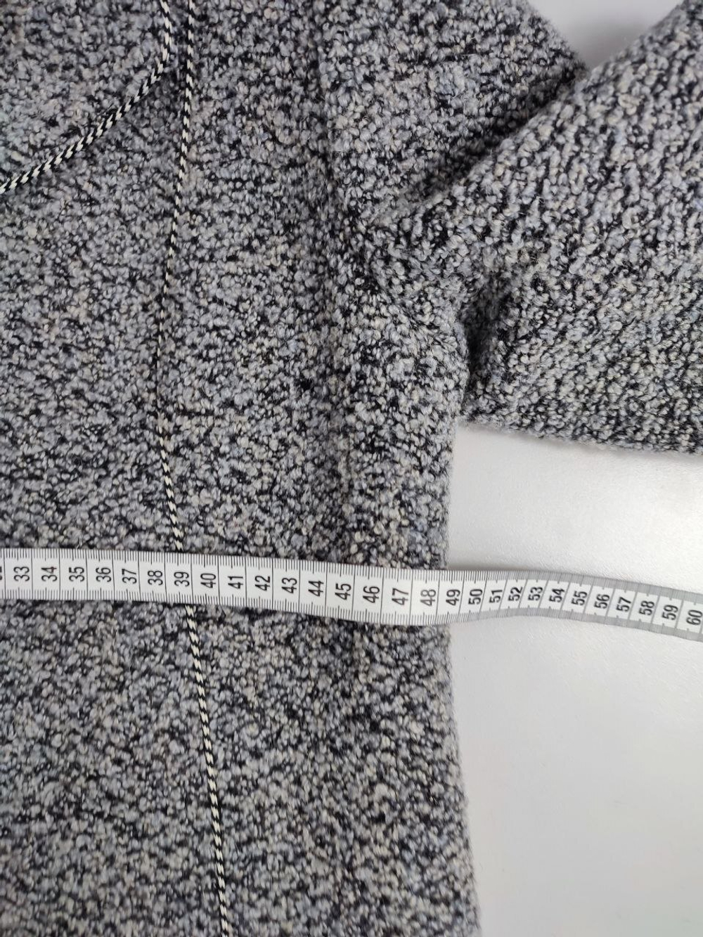 Пальто Алекса серое 48 размер