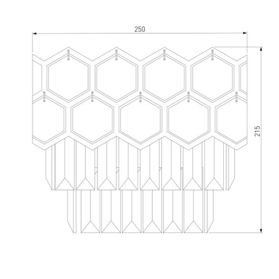 Настенный светильник Eurosvet Ariana 10124/2 золото/прозрачный хрусталь Strotskis