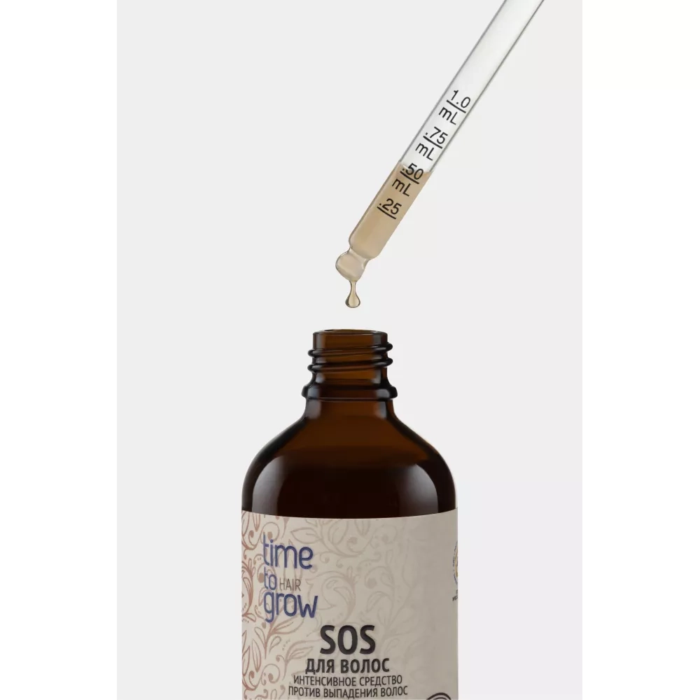 TIME TO GROW SOS для волос Интенсивное средство против выпадения волос.Содержит NeuroStab 100мл