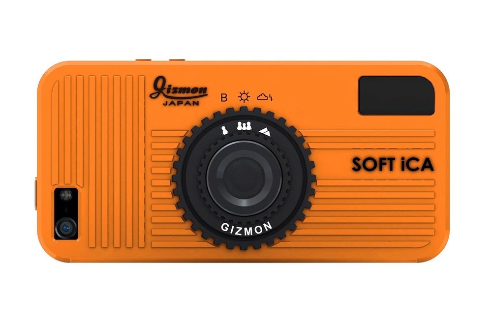 Чехол силиконовый Gizmon Soft iCA для смартфона iPhone5/5S orange