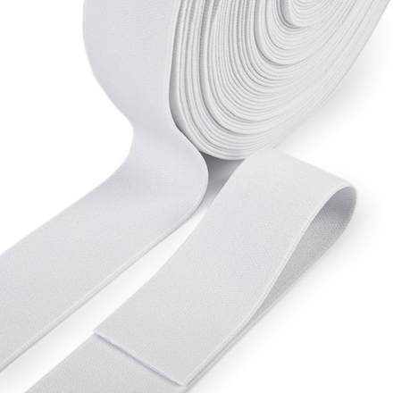 Лента эластичная 48 мм ± 2 мм 8с723 башмачная,тканая, белый