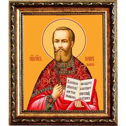 Иоанн Пьянков, священномученик, пресвитер. Икона на холсте.