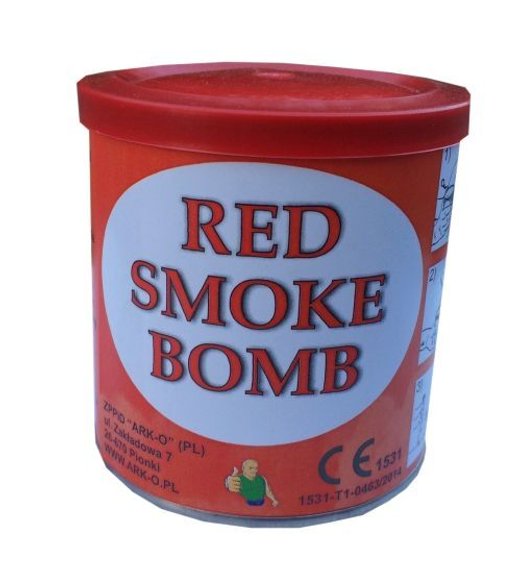 Дымовая шашка красная Red Smoke Bomb Fe/90/Zt-R