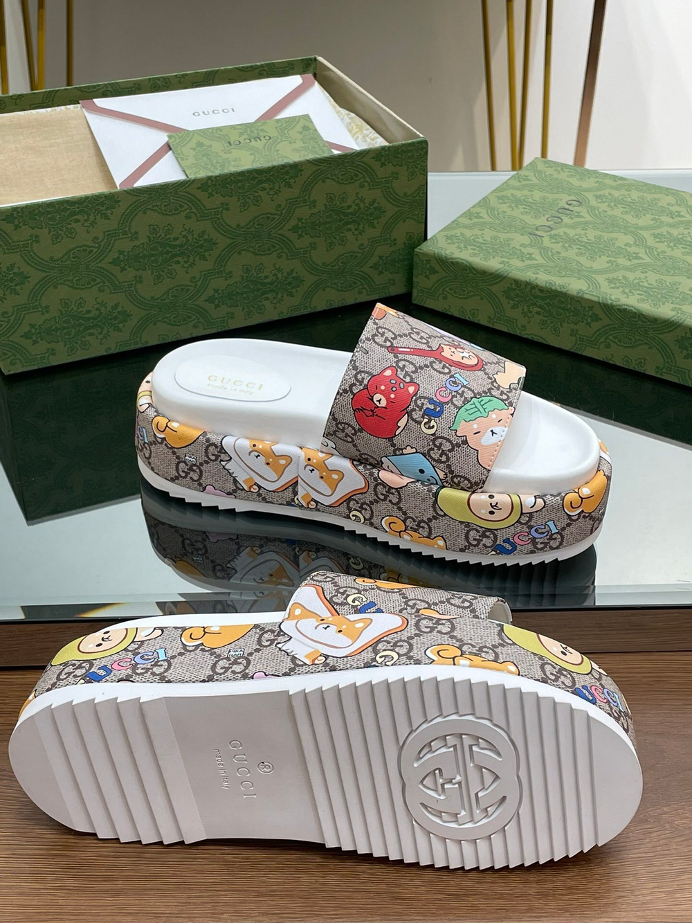 Gucci Platform Slide Sandal