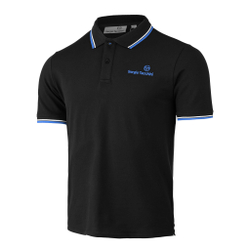 Мужское теннисное поло Sergio Tacchini Reed 021 Polo Men - Black, Blue