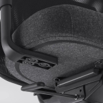 Офисный стул с подлокотниками - IKEA JÄRVFJÄLLET/JARVFJALLET/ЖАРВФЖАЛЛЕТ ИКЕА, темно-серый