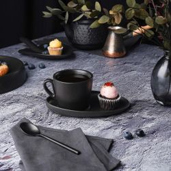 Кофейная пара 175 мл d 8,3 см h7 см Cappuccino Black Raw Stellar P.L. Proff Cuisine [6]