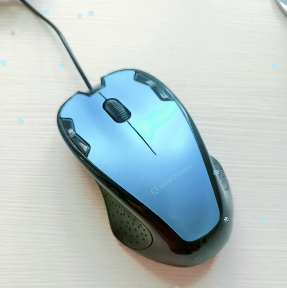 Мышь проводная MRM POWER-232 (синий)