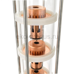 Тарельчатая колпачковая колонна (флейта) 3 дюйма, медная