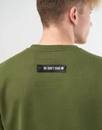 Толстовка We Don’t Care Basic Logo Sweatshirt Khaki