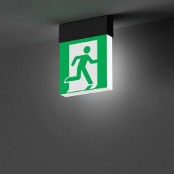 Световой указатель EMG-MARK-S-3H-BK (Arlight, IP40 Металл, 5 лет) 059801