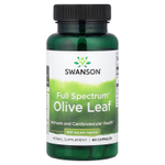 Swanson Vitamins, Full Spectrum®, листья оливкового дерева, 400 мг, 60 капсул