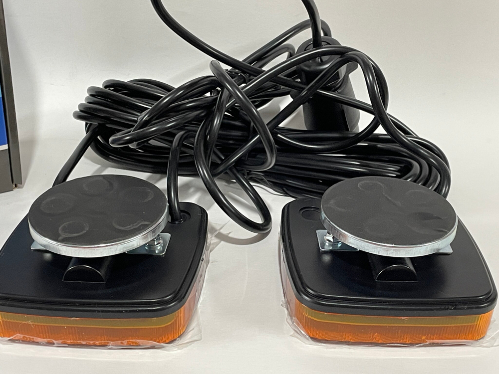 LD-02 (12V) - Кабель / Светодиодные задние фонари на магнитах для прицепа, 12V, влагозащитные (2 шт. / комплект)