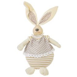 GAEM Игрушка набивная "Заяц/Зайка", L18 W13 H37/27 см, 2в.