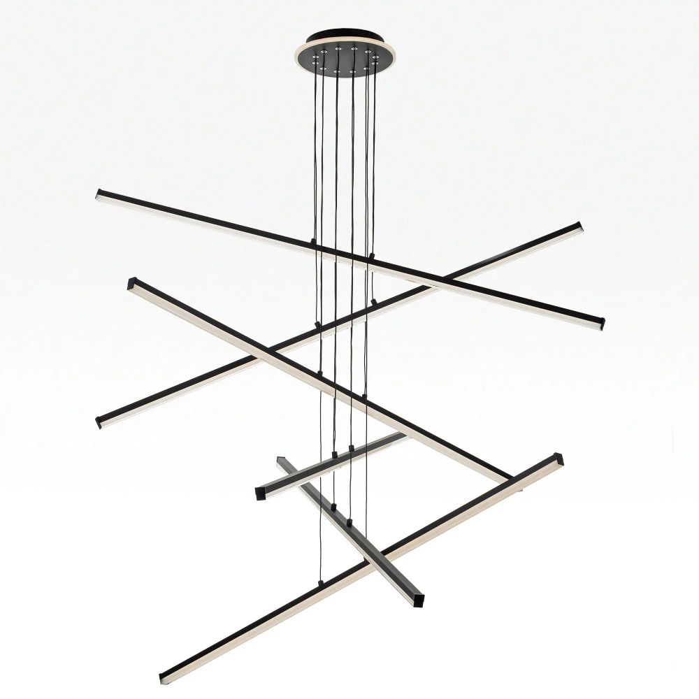 Citilux Trent CL203761 LED Люстра подвесная с пультом Чёрная