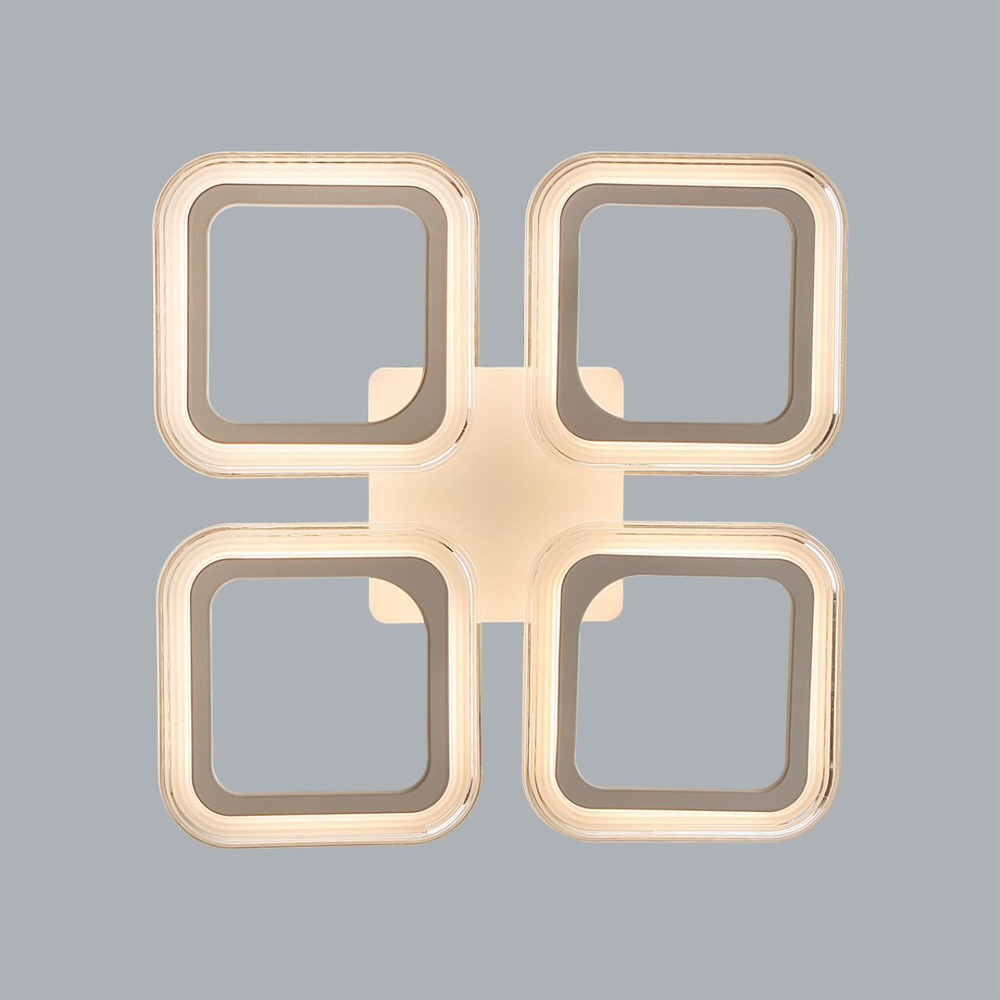 8026/42CL LEDIO LN24 белый/белый, металл/акрил Потолочный светильник с ПДУ LED 42W 3000-6000К 220V KVADRO