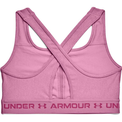 ТОП теннисный Under Armour Crossback Mid Heather Bra - planet pink/pink