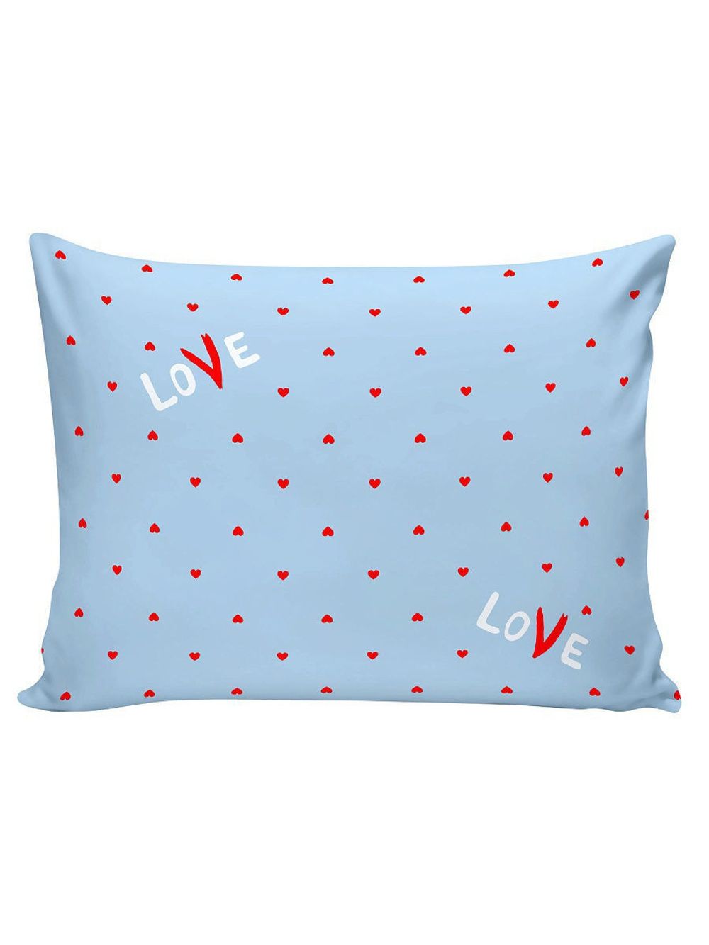 Постельное белье Сказка "Love" 1,5-сп Наволочка 50х70 см 1 шт Простынь 150х215 см Пододеяльник 145х215 см, поплин