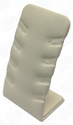 Подставка для 4 пар пусет/боковые прорези/поролон/ф.№6 (2 вертикальные резинки), 45×30×80 мм